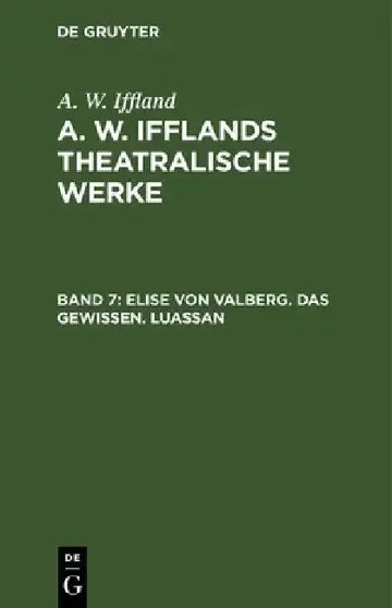 Cover of Elise Von Valberg. Das Gewissen. Luassan