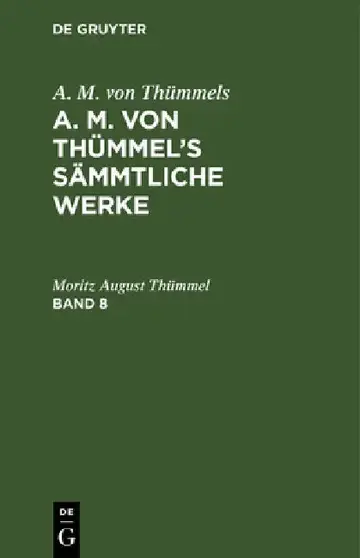Cover of A. M. Von Thümmels