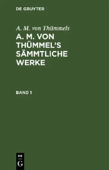 Cover of A. M. Von Thümmels