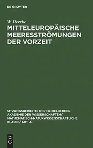 Cover of Mitteleuropäische Meeresströmungen der Vorzeit