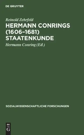 Cover of Hermann Conrings (1606-1681) Staatenkunde