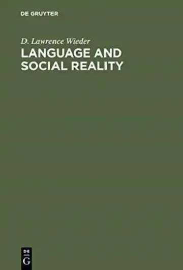 Cover of Language and Social Reality