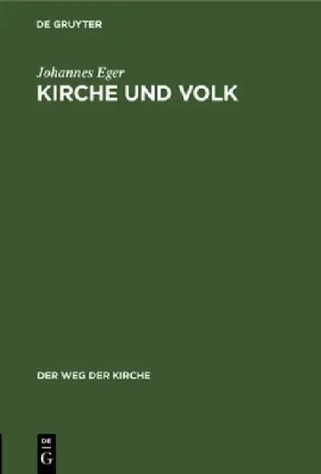 Cover of Kirche Und Volk