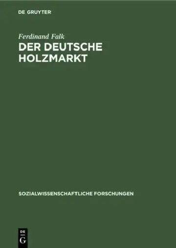 Cover of Der Deutsche Holzmarkt