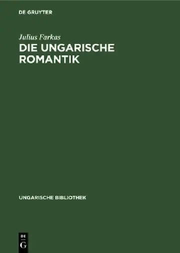 Cover of Die Ungarische Romantik