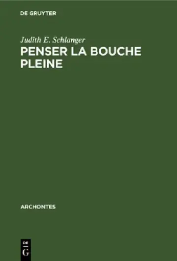 Cover of Penser la bouche pleine