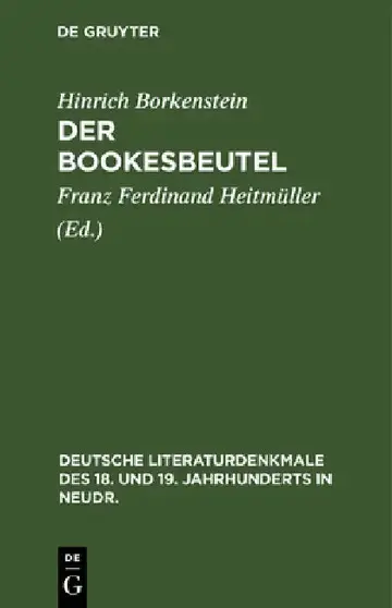 Cover of Der Bookesbeutel
