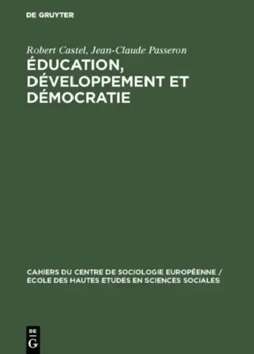Cover of Éducation, développement et démocratie