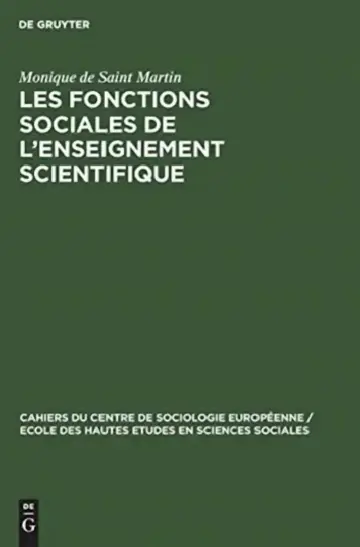 Cover of Les fonctions sociales de l'enseignement scientifique
