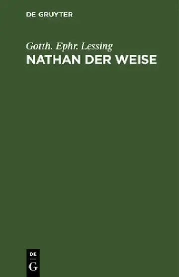 Cover of Nathan Der Weise