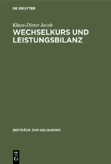 Cover of Wechselkurs und Leistungsbilanz