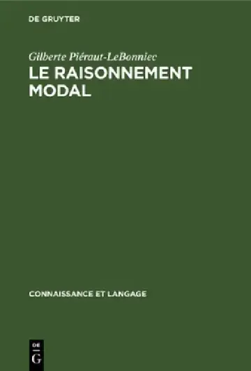 Cover of Le raisonnement modal