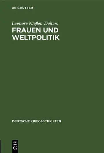 Cover of Frauen Und Weltpolitik
