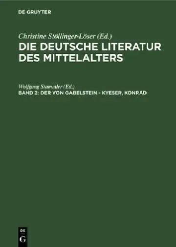 Cover of Der Von Gabelstein - Kyeser, Konrad