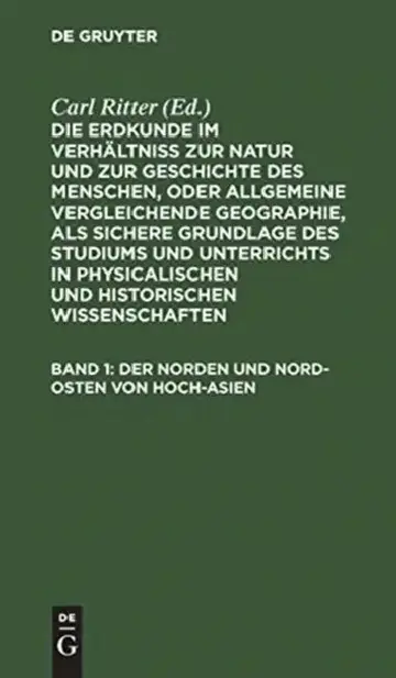 Cover of Der Norden und Nord-Osten von Hoch-Asien