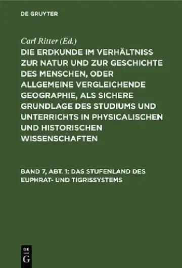 Cover of Das Stufenland des Euphrat- und Tigrissystems