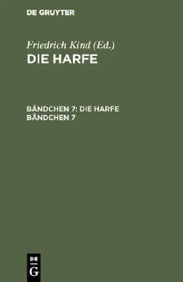 Cover of Die Harfe. Bändchen 7