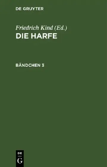 Cover of Die Harfe. Bändchen 3