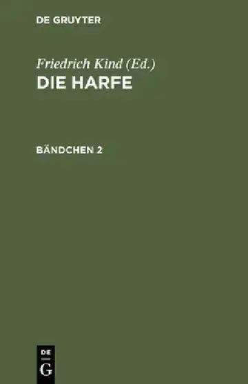 Cover of Die Harfe. Bändchen 2