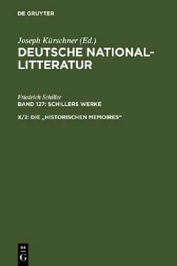 Cover of Die "historischen Memoires"