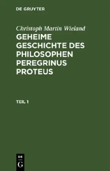 Cover of Christoph Martin Wieland