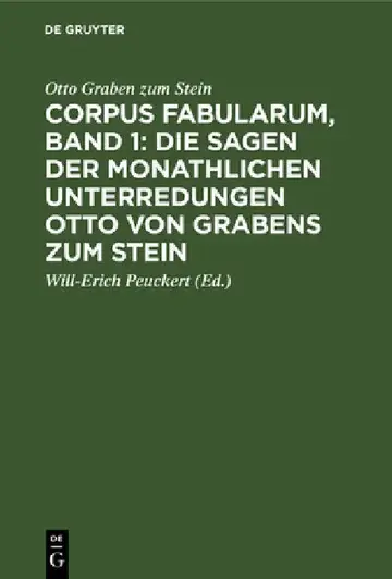 Cover of Corpus Fabularum, Band 1