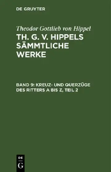 Cover of Kreuz- Und Querzüge Des Ritters a Bis Z, Teil 2