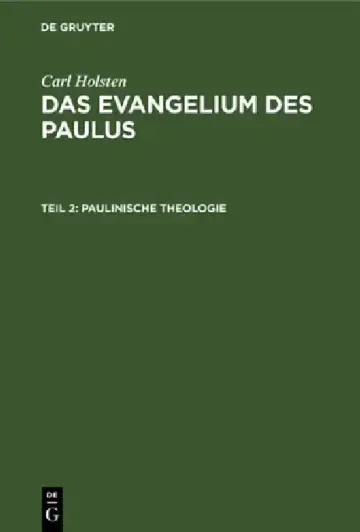 Cover of Paulinische Theologie
