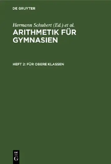 Cover of Für Obere Klassen