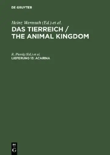 Cover of Acarina