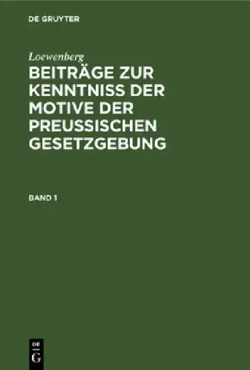 Cover of Loewenberg