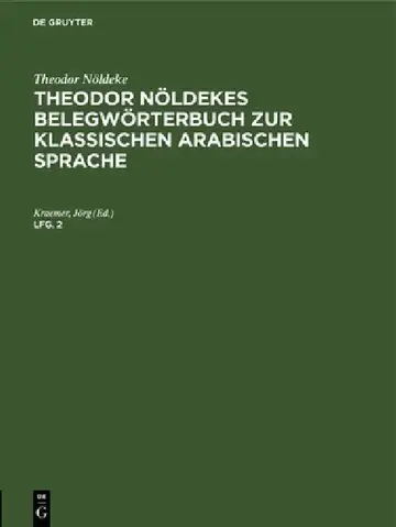 Cover of Theodor Nöldeke