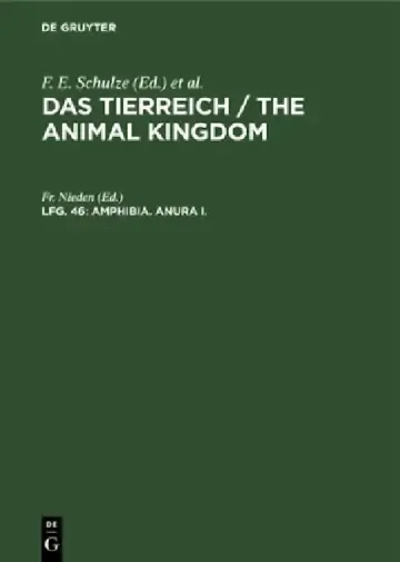 Cover of Amphibia. Anura I.