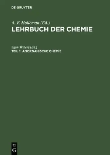 Cover of Anorganische Chemie