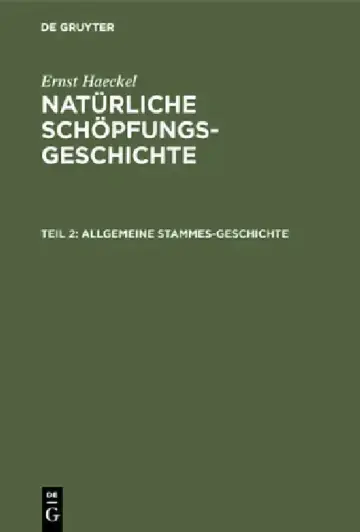 Cover of Allgemeine Stammes-Geschichte