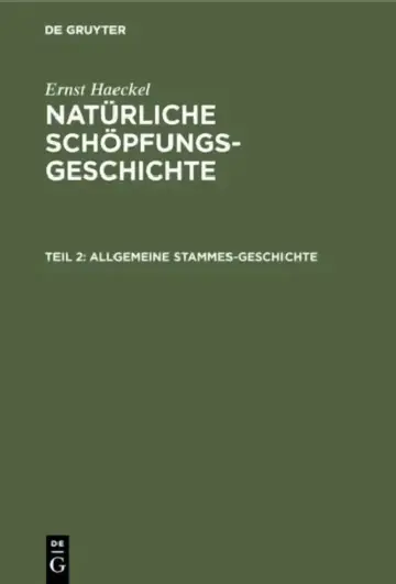Cover of Allgemeine Stammes-Geschichte