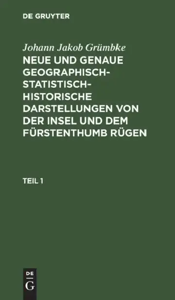Cover of Johann Jakob Grümbke
