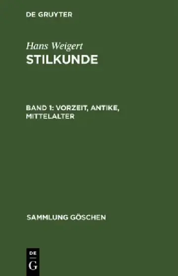 Cover of Vorzeit, Antike, Mittelalter