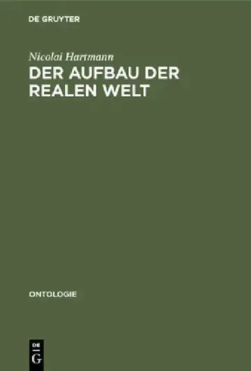 Cover of Der Aufbau Der Realen Welt