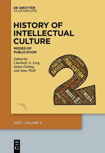 Cover of History of Intellectual Culture 2/2023