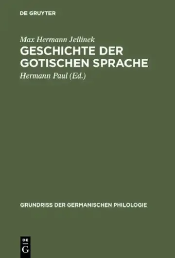 Cover of Geschichte der gotischen Sprache