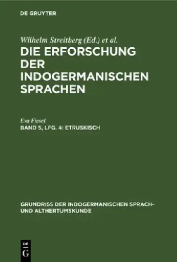 Cover of Etruskisch