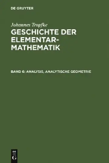 Cover of Analysis, analytische Geometrie