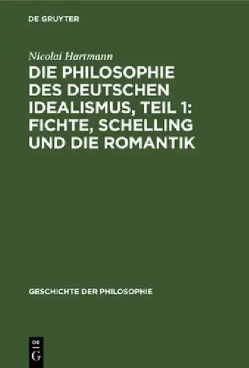 Cover of Die Philosophie Des Deutschen Idealismus, Teil 1