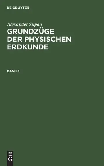 Cover of Alexander Supan
