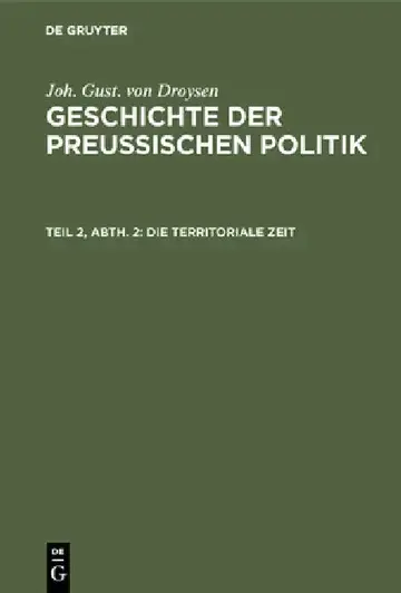 Cover of Die territoriale Zeit