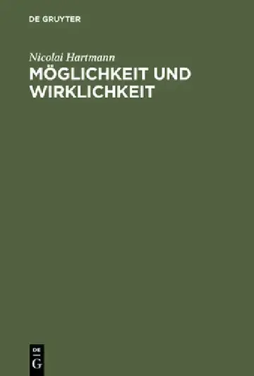 Cover of Möglichkeit Und Wirklichkeit