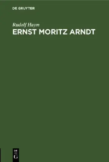Cover of Ernst Moritz Arndt