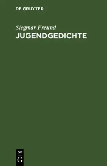 Cover of Jugendgedichte