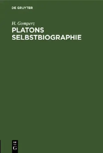 Cover of Platons Selbstbiographie